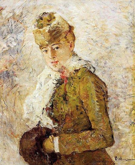 Berthe Morisot Winter aka Woman with a Muff, Sweden oil painting art
